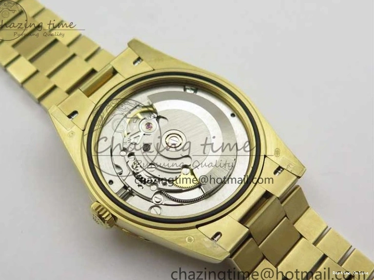 1218 Day-Date 40mm 228239 BP New Dial Version 904 YG Silver Stick Markers Dial on YG President Bracelet A Sophisticated 2807